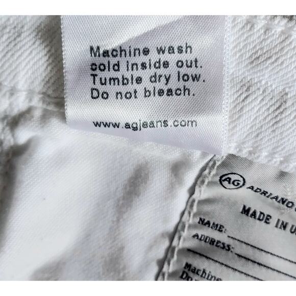 Ag Adriano Goldschmied White Boot Cut Jeans - Picture 11 of 12